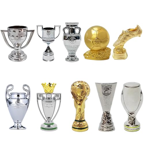 YXFHYMM Mini Fußball Meisterschafts Trophäen Set Metall Modell Simulation Fußballliga Trophäe Modelle Fan Sammlung Sport Erinnerungsstücke Schreibtisch Ornamente Kreative Geschenke,C,10pc YXFHYMM Mini Fußball Meisterschafts Trophäen Set Metall Modell Simulation Fußballliga Trophäe Modelle Fan Sammlung Sport Erinnerungsstücke Schreibtisch Ornamente Kreative Geschenke,C,10pc von YXFHYMM