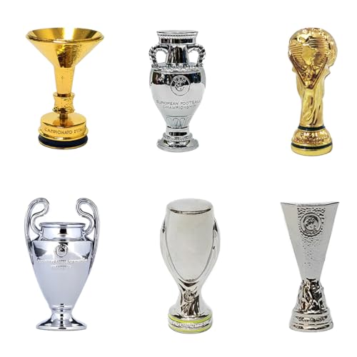 YXFHYMM Mini Fußball Meisterschafts Trophäen Set Metall Modell Simulation Fußballliga Trophäe Modelle Fan Sammlung Sport Erinnerungsstücke Schreibtisch Ornamente Kreative Geschenke,D,6pc YXFHYMM Mini Fußball Meisterschafts Trophäen Set Metall Modell Simulation Fußballliga Trophäe Modelle Fan Sammlung Sport Erinnerungsstücke Schreibtisch Ornamente Kreative Geschenke,D,6pc von YXFHYMM