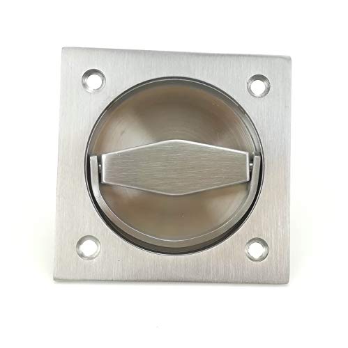 304 Edelstahl quadratisch Einbauleuchte Tasse Ring Flush Pull Griff unsichtbar Griff Elektrische Box Tür Griffe von VINLIN