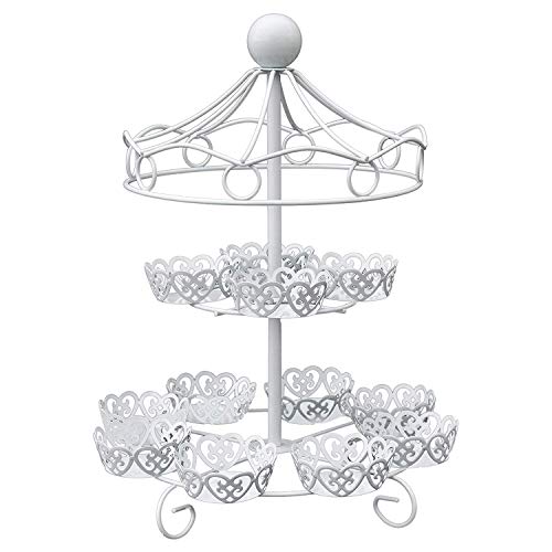 YXHH 2 Schicht 12 Count Karussell Cupcake Stand Halter Display Hochzeits Torte Cup Display Stand YXHH 2 Schicht 12 Count Karussell Cupcake Stand Halter Display Hochzeits Torte Cup Display Stand von YXHH