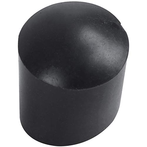 Gummikappen 40-teilig schwarz Gummi Rohrenden 10mm rund von YXHH