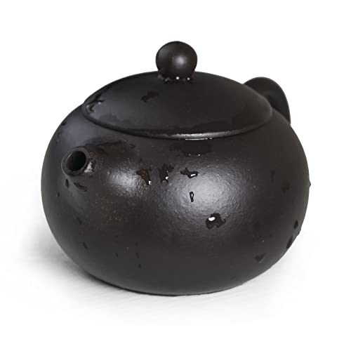 Chinesische Yixing-Teekanne, echter schwarzer Sand, Heijingang-Tee-Xishi-Töpfe mit Seilbeutel (S Mini) von YXHUPOT