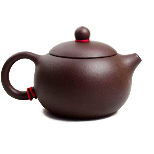 Teekanne, 170 ml, chinesischer Yixing-Ton, Xishi Zini, Zisha-Topf, Teesieb für losen Kungfu-Tee (Loch mit 9 Filtern) von YXHUPOT