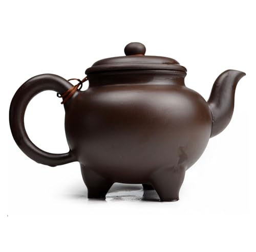 Yxhupot Teekanne Chinesischer Gongfu-Tee, 600 ml, Zisha-Ton, klassische Stativ-Topf, Zini für losen Tee von YXHUPOT