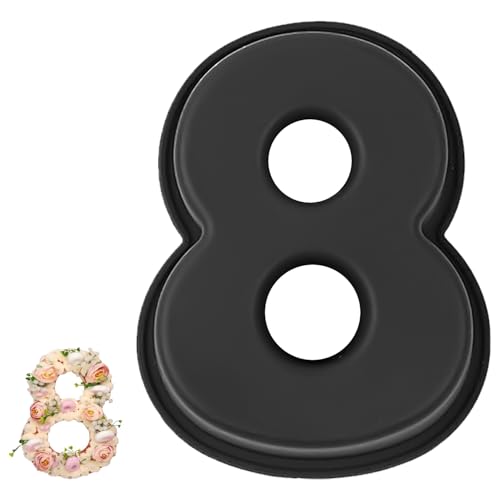 YXHZVON Kuchenform Zahlen Silikon Backform Zahl 8, Number Cake Backform, Groß 3D Zahlen Tortenform, Antihaftige DIY Motivbackformen für Kindergeburtstag, Hochzeit Jubiläum YXHZVON Kuchenform Zahlen Silikon Backform Zahl 8, Number Cake Backform, Groß 3D Zahlen Tortenform, Antihaftige DIY Motivbackformen für Kindergeburtstag, Hochzeit Jubiläum von YXHZVON