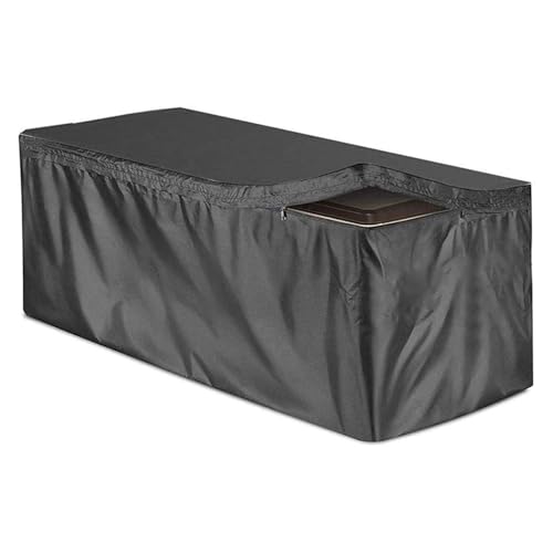 Abdeckung for Terrassenboxen im Freien mit Reißverschluss, wasserdichte Garten-Aufbewahrungsboxen, Schutzhülle Terrassen-Aufbewahrungsbehälter Gartenbox Abdeckung von YXINAER