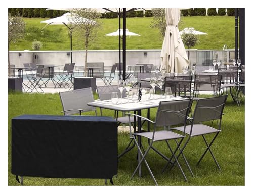 Deckbox-Abdeckung, rechteckiger Gartentisch, Outdoor-Trennwand-Sofa-Set, wasserdichtes Esstisch- und Stuhl-Set Gartenbox Abdeckung(205x105x71cm) von YXINAER