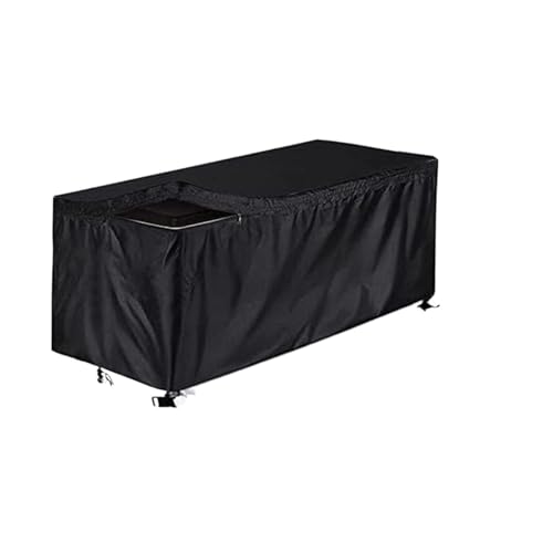 Outdoor-Aufbewahrungsbox-Abdeckung, strapazierfähig, rechteckig, Deckbox-Abdeckung, Garten-Kordelzug-Design, zuverlässig Gartenbox Abdeckung(M130x60x71cm) von YXINAER