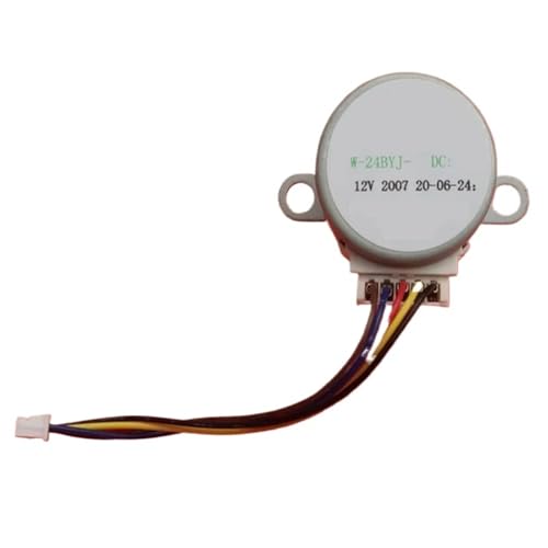 24BYJ48 DC 12 V Schrittmotor, 4-phasig, 5-adrig, for Klimaanlagen, Kühlschränke, intelligente Überwachungskameras usw. von YXIUEYINGE