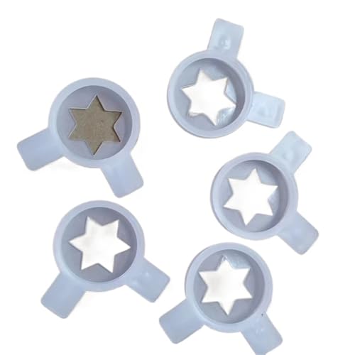 5PCS Eis Maschine Outlet Blume Düse for Do-nper Eis Maschine Zubehör von YXIUEYINGE