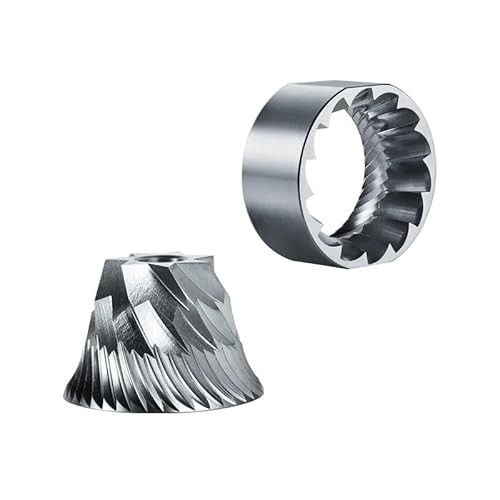 Edelstahl Hexagramm Schleifen Core Hand Kaffee Maschine Schleifen Platte Cutter Teile Hand Grinder Zubehör von YXIUEYINGE