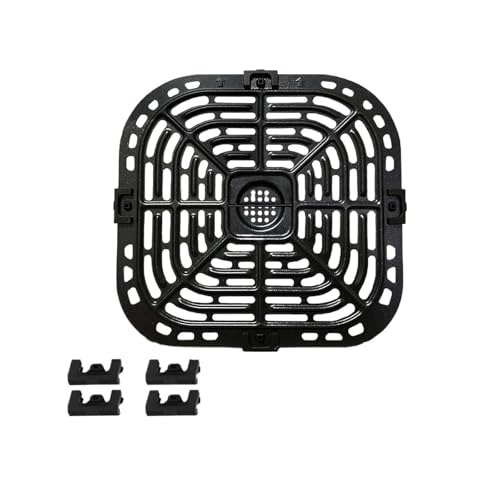Grillplatte for Ins-tants for Vortex Plus 6QT Heißluftfritteusen, verbesserte quadratische Grillpfanne von YXIUEYINGE