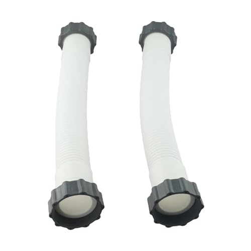 Poolschlauch-Ersatz mit Filterpumpenmutter, Pool-Sandfilterpumpenschlauch 11535, Verbindungsschlauch for Intex 16 Zoll(2PACK) von YXIUEYINGE