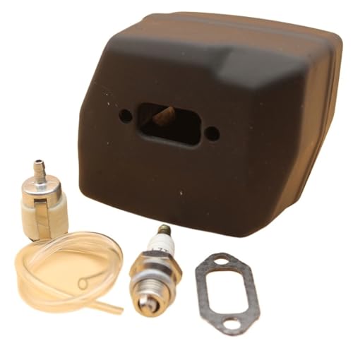 YXIUEYINGE Auspuff Schalldämpfer Silentblock/Kraftstoffleitungsfilter for HUS 61 268 268XP 272 272XP 268K for Jon-sered 625 630 670 Kettensäge von YXIUEYINGE