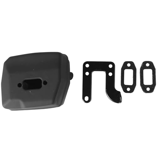 YXIUEYINGE Kettensägen-Auspuffschalldämpfer mit Stützdichtungsplatte for Hus 61 66 162 266 268 272 Kettensägen 503476901 503406402 von YXIUEYINGE