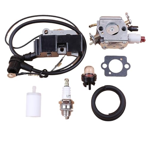 YXIUEYINGE Vergaser Zündspule Kraftstoff Schlauch Filter Kit for Hus 357 XP 359 357XP for Jon-sered 2159 Kettensägen C3-EL18B RB-163 Carb von YXIUEYINGE
