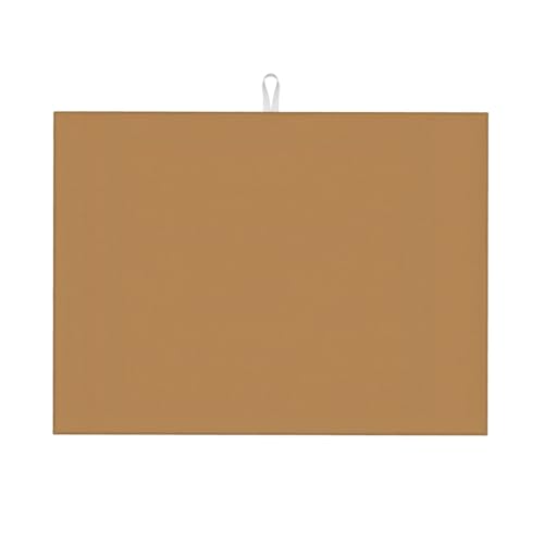 Braune Abtropfmatte – Mikrofaser-Abtropfmatte, große Größe, 45,7 x 61 cm, Küchen-Abtropfmatte (Schwarz/Rot/Blau) von YXLymxDAMAI