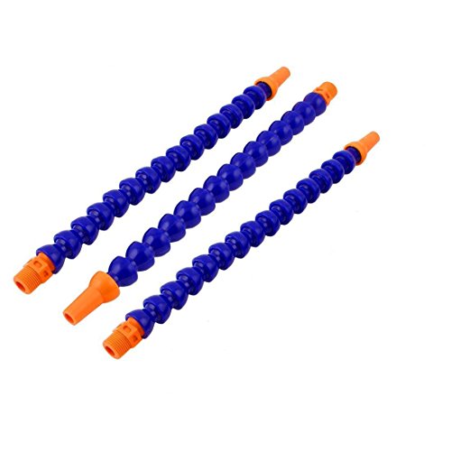 YXQ 3/8 BSPT 16 mm ID Runde Düsen Gewinde Flexible Wasser Öl Kühlmittel Rohr Schlauch 3 Stück 40 cm Länge von YXQ