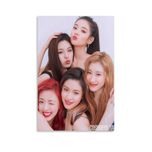 YXRONG Kpop ITZY 2 Sänger-Musikalbum, Poster, Dekoration, Ölgemälde, Leinwand, Poster, Kunstgemälde, Schlafzimmer-Dekoration, 30 x 45 cm, ungerahmter Stil YXRONG Kpop ITZY 2 Sänger-Musikalbum, Poster, Dekoration, Ölgemälde, Leinwand, Poster, Kunstgemälde, Schlafzimmer-Dekoration, 30 x 45 cm, ungerahmter Stil von YXRONG