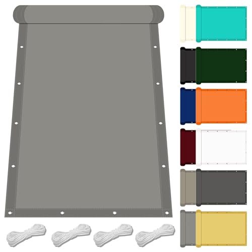 Sonnensegel Rechteckig 0.7 x 1.2 m Uv-Schutz Wetterfest Pergola Sonnensegel Polyester Wasserabweisend für Garten Balkon Schwimmbad, Hellgrau Sonnensegel Rechteckig 0.7 x 1.2 m Uv-Schutz Wetterfest Pergola Sonnensegel Polyester Wasserabweisend für Garten Balkon Schwimmbad, Hellgrau von YXRS