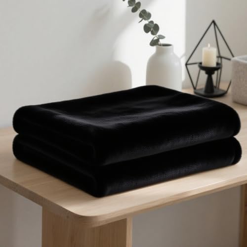 YXRS Fleecedecke 70 x 260 cm Weich/Warm/Leicht Wohndecke Kuscheldecke Geeignet für Alle Jahreszeiten für Sofa Schlafzimmer, Schwarz YXRS Fleecedecke 70 x 260 cm Weich/Warm/Leicht Wohndecke Kuscheldecke Geeignet für Alle Jahreszeiten für Sofa Schlafzimmer, Schwarz von YXRS