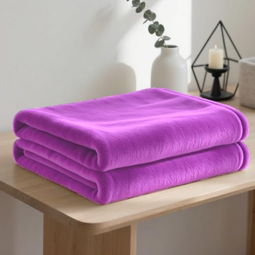 YXRS Fleecedecke 85 x 160 cm Weich/Warm/Leicht Wohndecke Kuscheldecke Geeignet für Alle Jahreszeiten für Sofa Schlafzimmer, Lila YXRS Fleecedecke 85 x 160 cm Weich/Warm/Leicht Wohndecke Kuscheldecke Geeignet für Alle Jahreszeiten für Sofa Schlafzimmer, Lila von YXRS