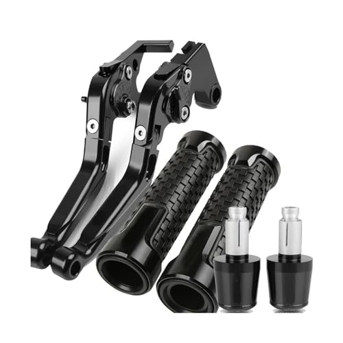 YXSM Für Honda CBF1000 CBF 1000 2006-2009 Motorradbremskupplungshebel Lenkergriffenden Einstellbares Klappbares CNC-Zubehör Mit Logo (Farbe : 11) von YXSM