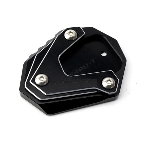 YXSM Motorrad Zubehör Ständer Seitenständer Für Fantic Caballero Flat Track 125 250 500 Rally Verlängerung Fuß Pad Unterstützung (Farbe : Schwarz) von YXSM