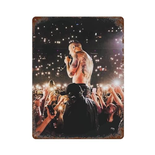 YXWOYNHY Metall-Blechschild Rockband Linkin Park Poster, Wanddekoration, Kunst, Metallblechposter, moderne Heimdekoration, Kunst, Metallposter, Hausbar, Ladendekorationen, Vintage-Schild, Geschenk, 40 YXWOYNHY Metall-Blechschild Rockband Linkin Park Poster, Wanddekoration, Kunst, Metallblechposter, moderne Heimdekoration, Kunst, Metallposter, Hausbar, Ladendekorationen, Vintage-Schild, Geschenk, 40 von YXWOYNHY