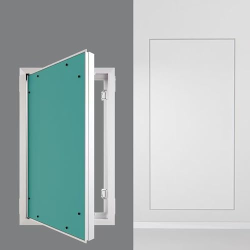 Paintable Access Panel Door over Stud, Magnetic Inspection Doors with Press The Metal Lock and Screws, Wall/Ceiling/Floor Mounting Service Gate for Tailgate/Duct(22x34in) von YXXSDP
