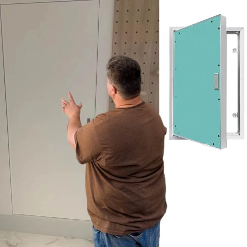 Wall Hatch Access Door 24x24, Flush Mount Access Panel Doors for Drywall/Bathroom/Tailgate/Loft, Service Gate with Recessed Pull Handles & Pre-drilled Hole(24x32inch) von YXXSDP