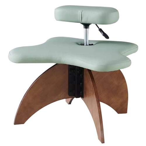 YXXSDP kniestuhl ergonomisch Bürostuhl Kreuzbeiniger Stuhl Ergonomisch Kniender Stuhl, Höhenverstellbar Büro-Kreuzstuhl/Meditationsstühle, Mit Stabilem Holzfuß, Für Zappelige Sitzen(Color:Color8) von YXXSDP
