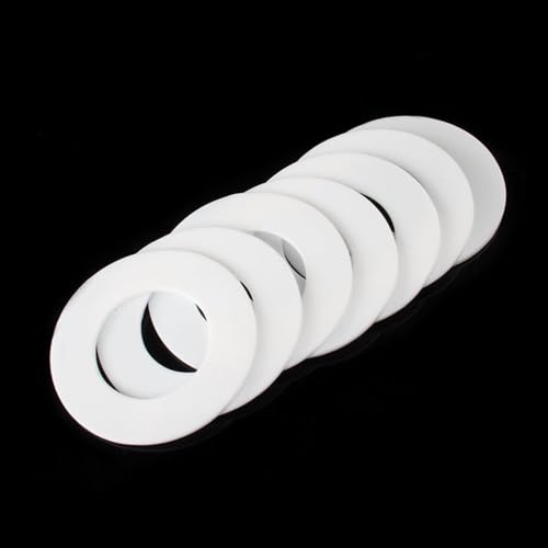 10-teiliges Dichtungs-Flachscheiben-Sortiment aus PTFE-Kotflügelscheiben, Dicke 1 mm, Sortiment aus PTFE-Schulterscheiben(15x25x1mm) von YXYFA