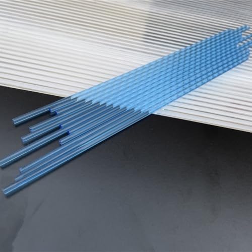 YXYFA Acrylstäbe, 20 Stück, mehrfarbig, 3 mm, DIY-Modell-Bastelarbeiten (Blue, 3x200mm) von YXYFA