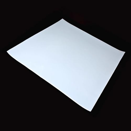 2pcs Translucent Color Rubber Sheet Mat, thickness 2mm Silicone Rubber Sheet, Rubber Pad Sheet Thin Silicone Rubber Gasket Sheet(200x200mm) von YXYFA