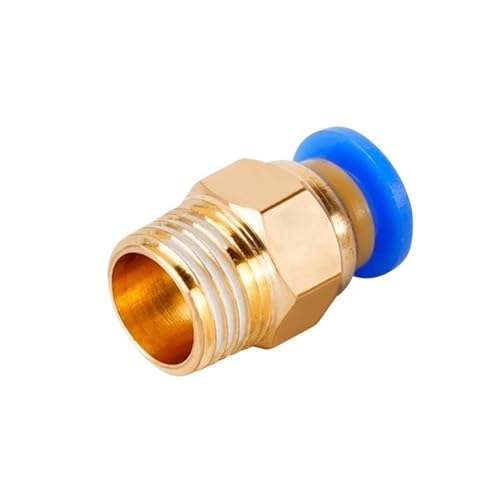 M10-Pneumatikanschlüsse, PC6-01/PC4-01 3D-Drucker-Schnellverbindungsstücke, B0wden-Kupplung for PTFE-Rohrteile, 10 Stück(6mm x M10) von YXYFA