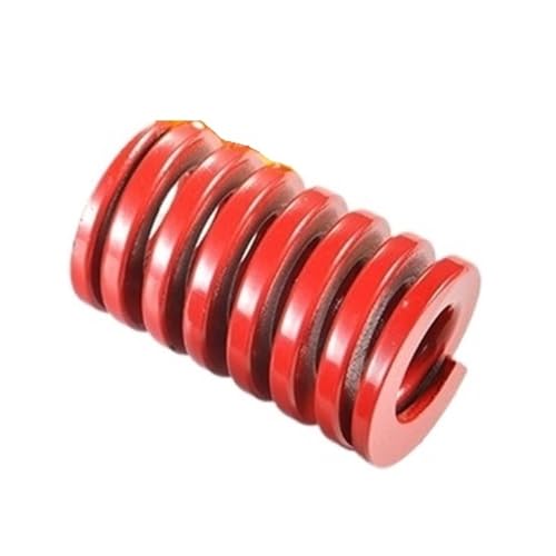 Rote Druckfeder, Matrizenfedern for mittlere Belastung, Länge 20/25/35/40/45/50 mm. Schraubendruckfedern 1 Stück(50 * 25 * 12.5mm) von YXYFA