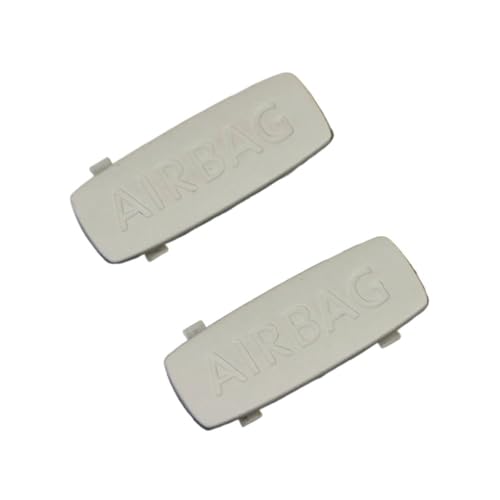 YXYOZMD 4 Stücke Beige AIRBAG Airbag ABC Säuleneinsatz Zierabdeckung Abzeichen Für CC Für Golf Passat Für Polo Touran 5G0853437 1K0853437 3C0853437(Beige 4Pcs) von YXYOZMD