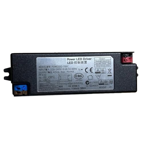 YXYOZMD Power-LED-Treiber PDC030G-700C 45V700mA PDM030G-700C 42V700mA PE-1300-05PH 42V0.7A für Philip/s Vorschaltgerät(PDM030G-700C) von YXYOZMD