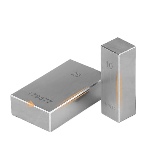 1 Stück 0,0005 mm Genauigkeit 1 Stück Stahlblocklehre Messen Stahlquadratblock 1 mm -10 mm Parallellehre für Maschinisten und Metallarbeiter(1.1mm) von YXZKJZJ