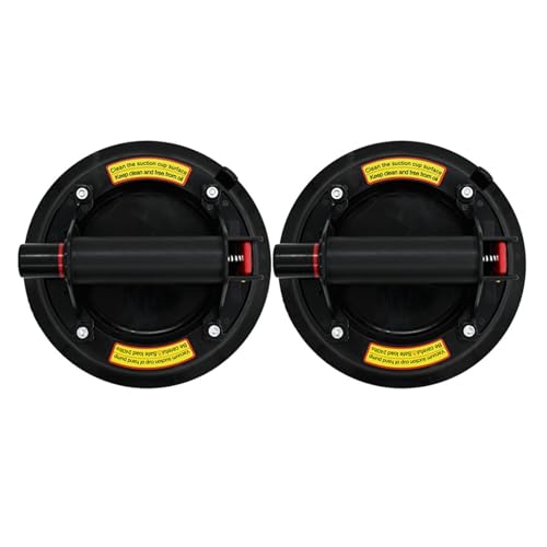 2 PCS 8 Zoll Vakuum Saugnapf Granit Glas Fliesen Saugnäpfe Manuelle Hebe Werkzeuge 220kg Lager Kapazität Für Nivellieren von Nahtverbindungen(C) von YXZKJZJ