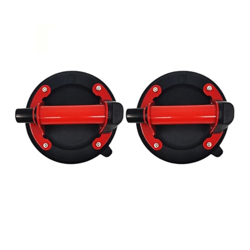 2 PCS 8 Zoll Vakuum Saugnapf Granit Glas Fliesen Saugnäpfe Manuelle Hebe Werkzeuge 220kg Lager Kapazität Für Nivellieren von Nahtverbindungen(E) von YXZKJZJ
