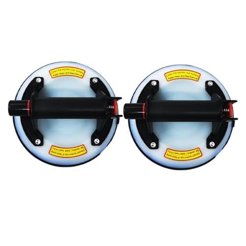 2 PCS 8 Zoll Vakuum Saugnapf Granit Glas Fliesen Saugnäpfe Manuelle Hebe Werkzeuge 220kg Lager Kapazität Für Nivellieren von Nahtverbindungen(G) von YXZKJZJ