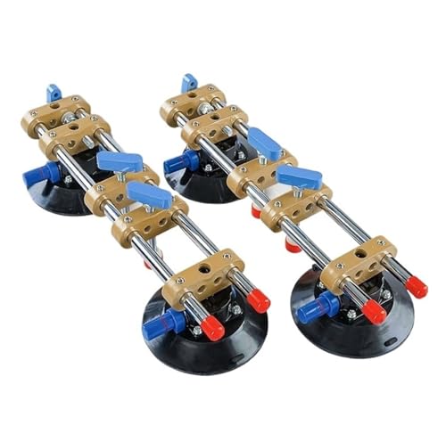 2 STÜCKE Hochleistungs-Nahtsetzer mit 6-Zoll-Saugnäpfen for Verbinden von Nähten, Nivellieren Fliesen und Steinkleben for Quarzplatten, Granit Für Nivellieren von Nahtverbindungen von YXZKJZJ