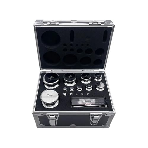 23 Stück 1 200 g Edelstahl-Digitalwaage Kalibrierung Laborgewichte Kit Set Labor Hochpräzise Grammwaage M1/F2/F1 Klasse Mehrere Anwendungsszenarien(F1 grade) von YXZKJZJ