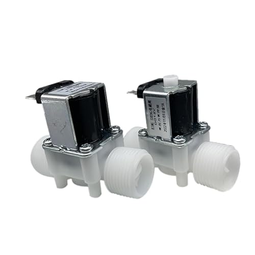 3/4" Kunststoff-Magnetventil 12V 24V 220 magnetische Wassersteuerung pneumatischer Druckreglerschalter normalerweise geschlossen offen N/C Geeignet für kleine Räume(24_NORMALLY OPEN) von YXZKJZJ