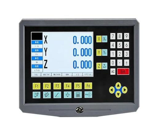 3-Achsen-LCD-DRO-Set, digitale Anzeige und 3-teiliger linearer Glasmaßstab-Encoder for 50–1000 mm Bohrmaschinen, Fräsen für Dreh- und Bohrmaschinen(750mm,0.005mm complete kit) von YXZKJZJ