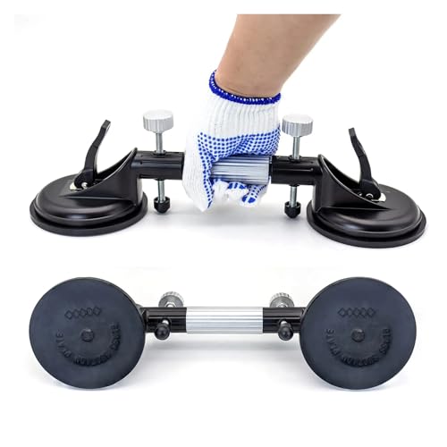 6 Zoll verstellbarer Nahtsetzer, Fliesen-Saugnapf, Nivellierung, professionelles Arbeitsplatten-Installationswerkzeug for Stein, Marmor, Platten, Glas Für Nivellieren von Nahtverbindungen(2pcs) von YXZKJZJ