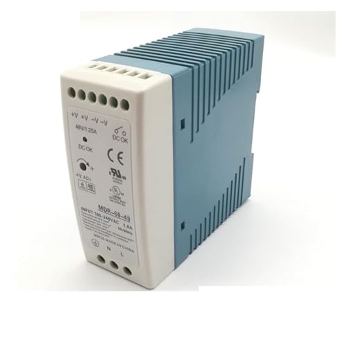 60W 48V DIN-Schienen-Industrie-Schaltnetzteil 1,25A Netzteil Transformator-Treiber for CNC-CCTV-LED-Licht für Elektronik, Automatisierungsgeräte, LED-Beleuc von YXZKJZJ