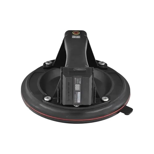 8 Zoll Elektrischer Hand-Vakuum-Saugnapf Hochleistungs-Vakuum-Sauger for Heben von Glas-Granit-Fliesen 200 kg Tragkraft Für Nivellieren von Nahtverbindungen(Black) von YXZKJZJ